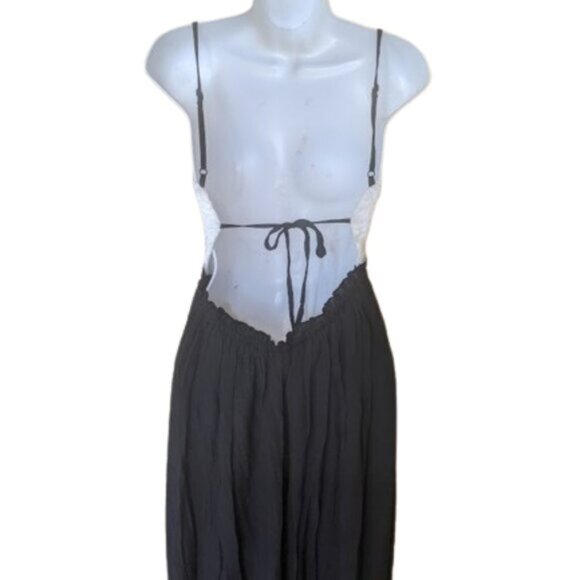 White Black Maxi Lenght Evening Dress Size Small NEW NWT - Picture 2 of 5